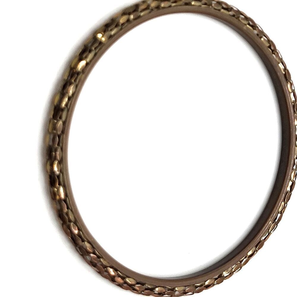 Brass Bangle Bracelet Belly Dance 2.75in dia